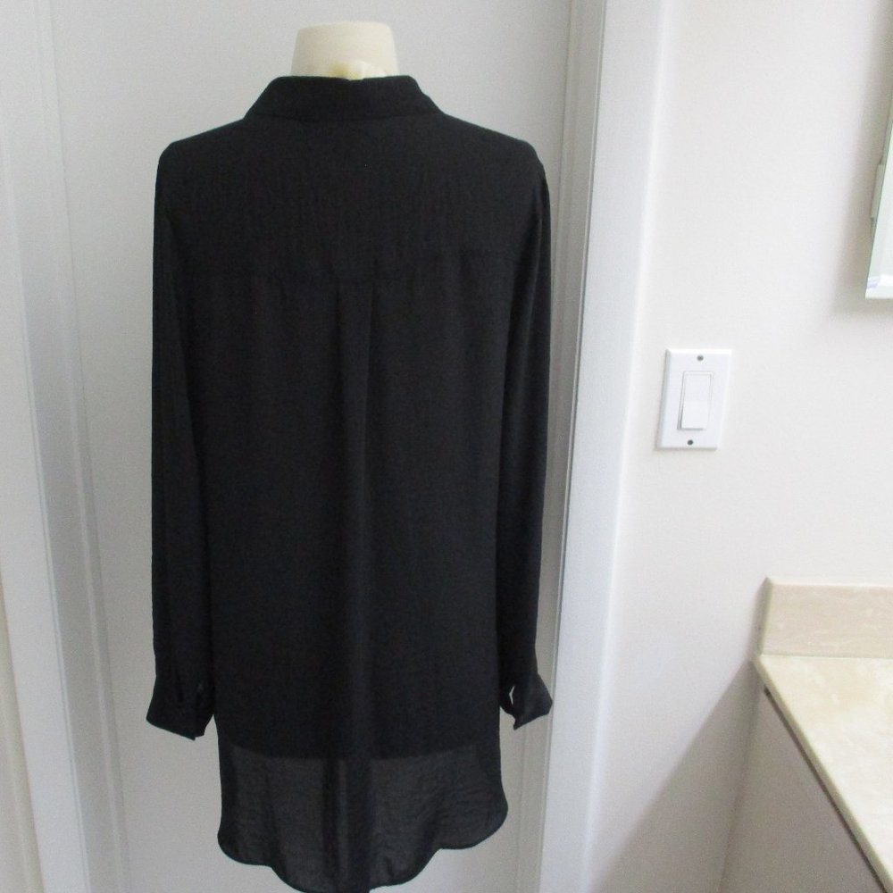 a.n.a Black Tunic Top